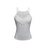 Women's Fashion Hollow Out Lace Eyelet Camisole Shirt