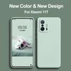 Чехол Mi 11T Mi 11 T Mi11T Pro, квадратный, жидкий, силиконовый, полный защитный чехол для Xiaomi Mi 11T Mi11T Mi 11 T Pro Ultra Lite, Funda