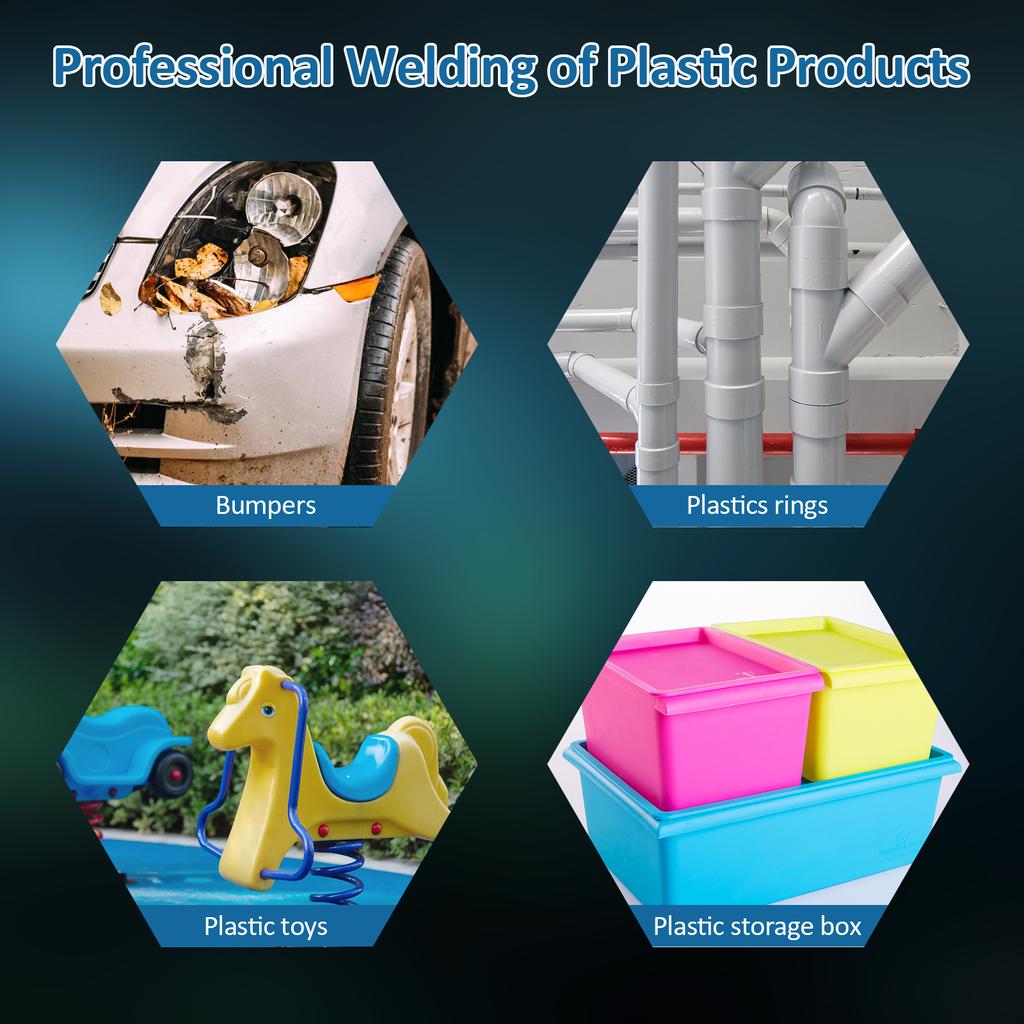 Портативный ручной сварочный аппарат для пластика, комплект для ремонта трещин на панели, терморезка, горячий степлер