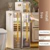 Зажим для ванной комнаты, полка для унитаза, акриловое хранилище, без установки, мобильный туалет для спальни, напольный органайзер для дома
