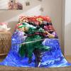 One Piece Anime Luxury Flannel Lightweight Blanket Home Decor Sofa Bed Travel Cover Family Gift LXR169