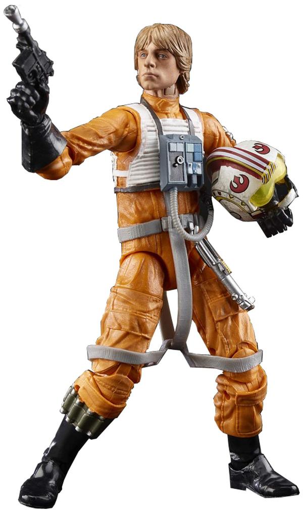 Star Wars Black Series 6-inch Figure Luke Skywalker X-Wing Pilot, Total Length Approximately 15cm, Painted, Movable Figure