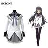 Anime Cosplay Costume Akemi Homura Cosplay Costume Puella Magi Madoka Magica Skirts Woman's Hairpin Accessories
