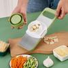 Kitchen 5 In 1 Stainless Steel Multifunctional Safe Manual Vegetable Slicer Cutter Potato Shredders Garlic Carrot Grater Chopper