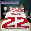 AC Milan Pattern Bedding uilt Set uilt Cover Pillowcase Home Decoration Birthday Gift (1 * duvet cover + 2 * pillowcase  without core)06