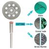 Mini diamond cutting wheel set circular saw blade rotating cutting high speed steel saw blade woodworking tool accessories