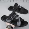 Sandals for Man Fashion Outdoor Korean Leather Indoor House Platform Male Beach Shoes Casual Men Sandals New In Summer