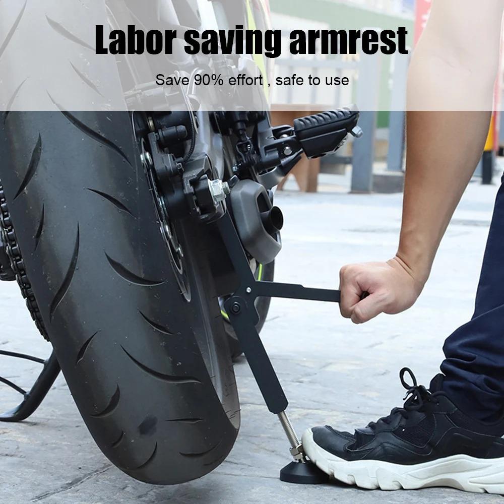 Motorcycle Jack Kickstand Labor Saving Wheel Support Side Stand Paddock Stable Swingarm Lift Lifter Frame Motorbike Accessories