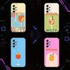 Чехол для телефона A-Aperol Spritz для Samsung S25,24,21,22,23,30,Ultra,20,Plus,Fe,Lite,Note Мягкий черный чехол