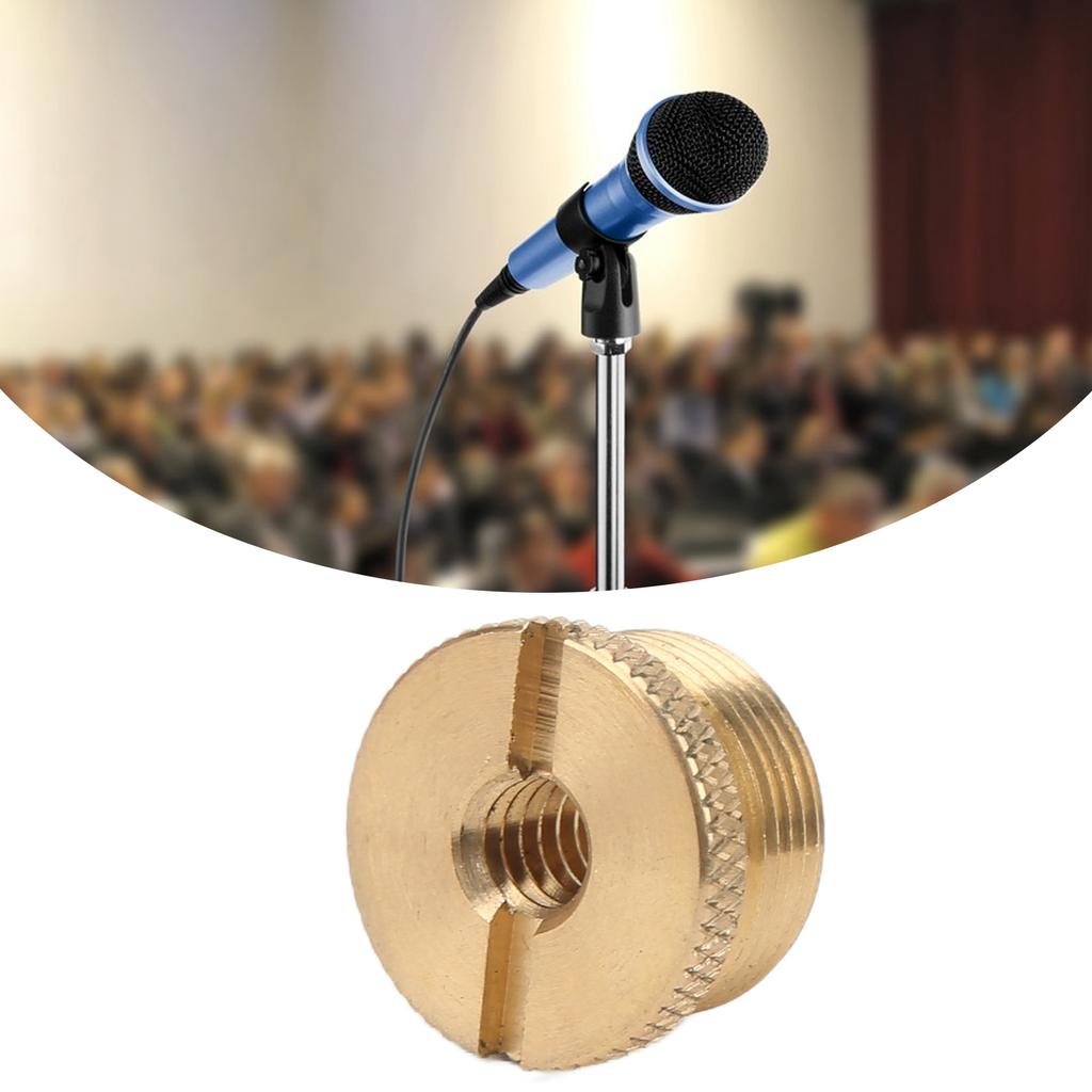 1/4 Female to 5/8 Male Screw Adapter Anodizing Trtment Durbale Mic Thrd Adapter