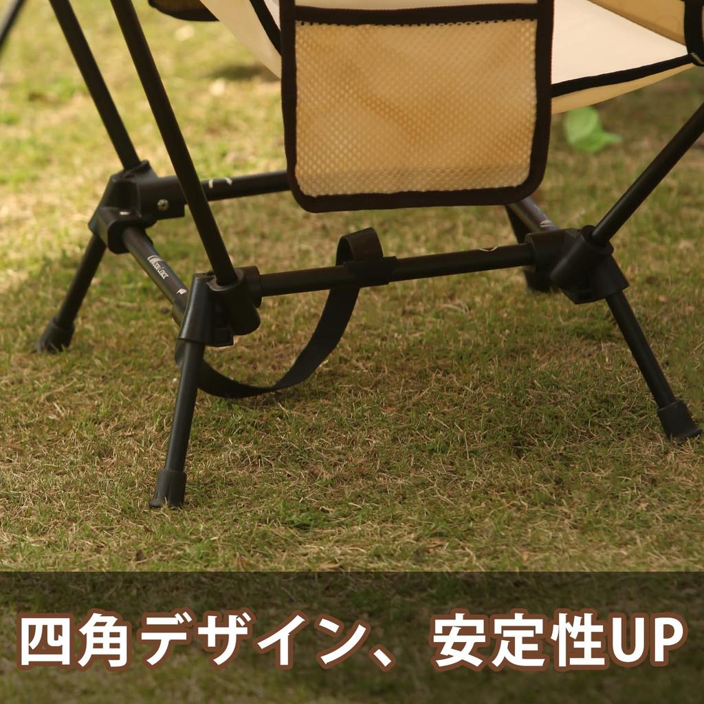 MOON LENCE Outdoor Low More Camping Ground Perfect for and 150kg Weight White Chair, Chair, 2-Way, Stable, Chair, Chair, Lightweight, Foldable,