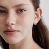 Tatiana (925 Silver) One Tie Hoop Earrings EC3113