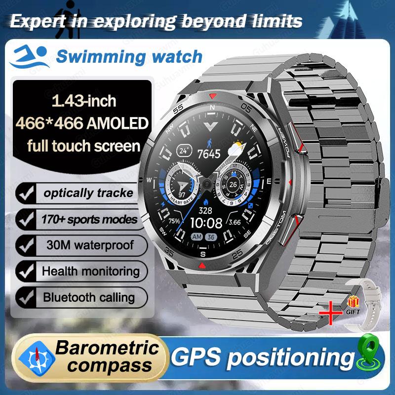 Стильные и прочные умные часы с GPS-трекингом и Bluetooth-звонками