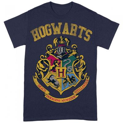 HARRY POTTER Футболка унисекс с гербом Хогвартса для взрослых