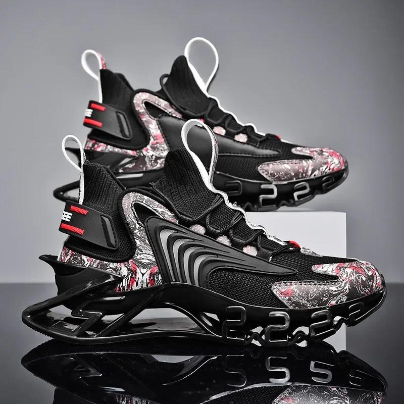 Модные мужские кроссовки Мужские повседневные туфли Tenis Роскошные кроссовки для гонок Дышащая обувь Модные лоферы Кроссовки для мужчин