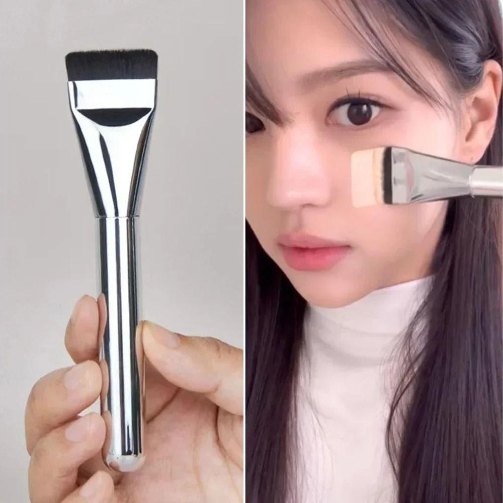 Bare Skin Korean Foundation Brush Korean Concealer Brush Flat Head  Makeup Facial Mask