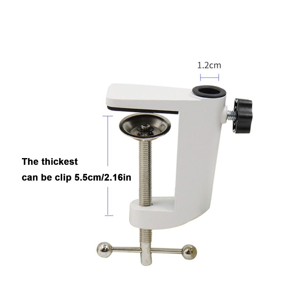 Черный, белый зажим металлический настольный зажим универсальный С-образный настольный зажим для крепления микрофона настольная подставка
