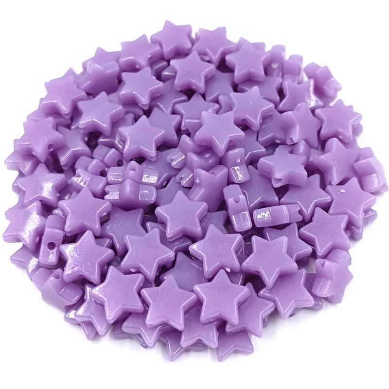 Товары для вечеринок Изготовление украшений своими руками для оптовой продажи Подвеска цвета конфет 50 шт. 11 мм Ожерелье Браслет Звезда Акриловые бусины