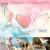 Feisedy Heart Polarized UV400 UV Sun For B2337 Sunglasses, Women's, Sunglasses, Protection, Blocking, Protection, Travel, Shopping, Driving, Cute,