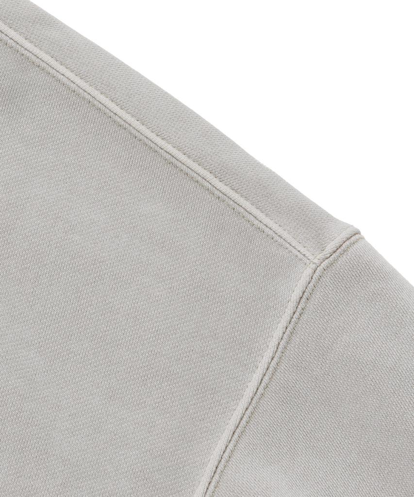 [M~4XL] Худи с пигментным логотипом Arch_Овсяный Бежевый