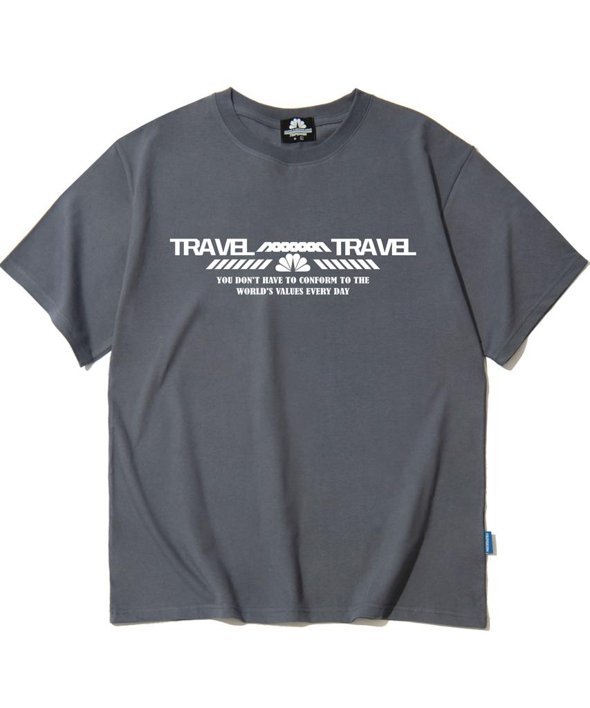 TRIPSHION Double Travel Graphic T-Shirt - 8 Colors (Type B)