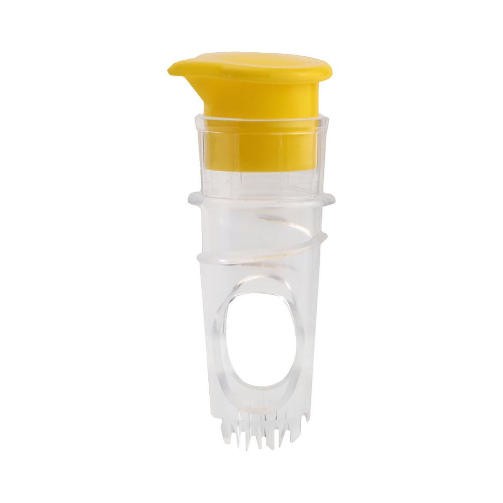 Manual Lemon Juicer Manual Fruit Juicer Squeezer Built-In Filter Manual Fruit Squeezer Screw Top Juice Squeezer for Pinics