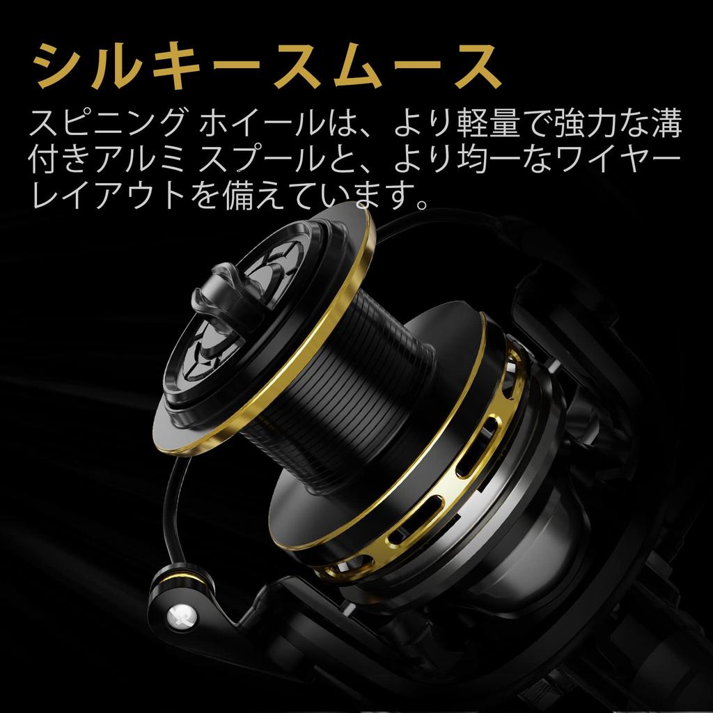 WATACHAMP ORION Катушка для спиннинга Катушка для дальнего заброса Рыболовная катушка FD 6000 Шарикоподшипник Максимальное сопротивление 15 кг 7+1