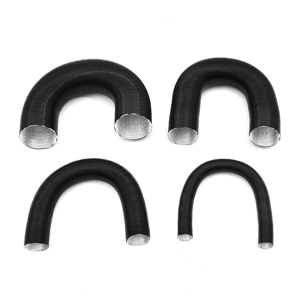 Metal Lightweight And Durable Aluminum Foil Corrugated Air Inlet Pipe For Car Air Heater Anti-shock