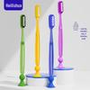 Suction Cup Soft Bristle Toothbrush with Base for Family Use