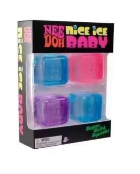Schylling Needoh Nice Cube Сенсорный Nice-Sicle Снятие Стресса Мягкий Куб Против Тревоги Сжимаемый Объект Для Концентрации Популяция С СДВГ
