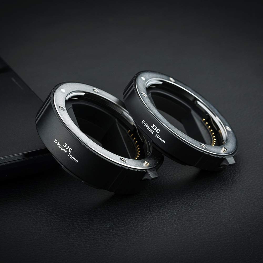 Набор колец для макросъемки JJC для цифровых камер с удлинительным кольцом для крепления Sony E II A9III A7C R A7C II A6700 FX30 A7RV A7RIV A7RIII A7RII A7IV A7III A7SIII