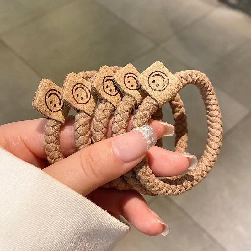 Минималистский набор резинок для волос Twist, мягкие, эластичные, повседневные, универсальные резинки для волос с хвостиком