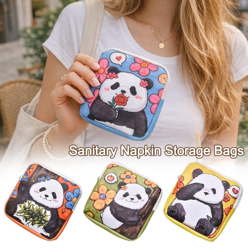 Large Capacity Sanitary Pads Bag Waterproof Coin Purse Portable Period Bag for Women