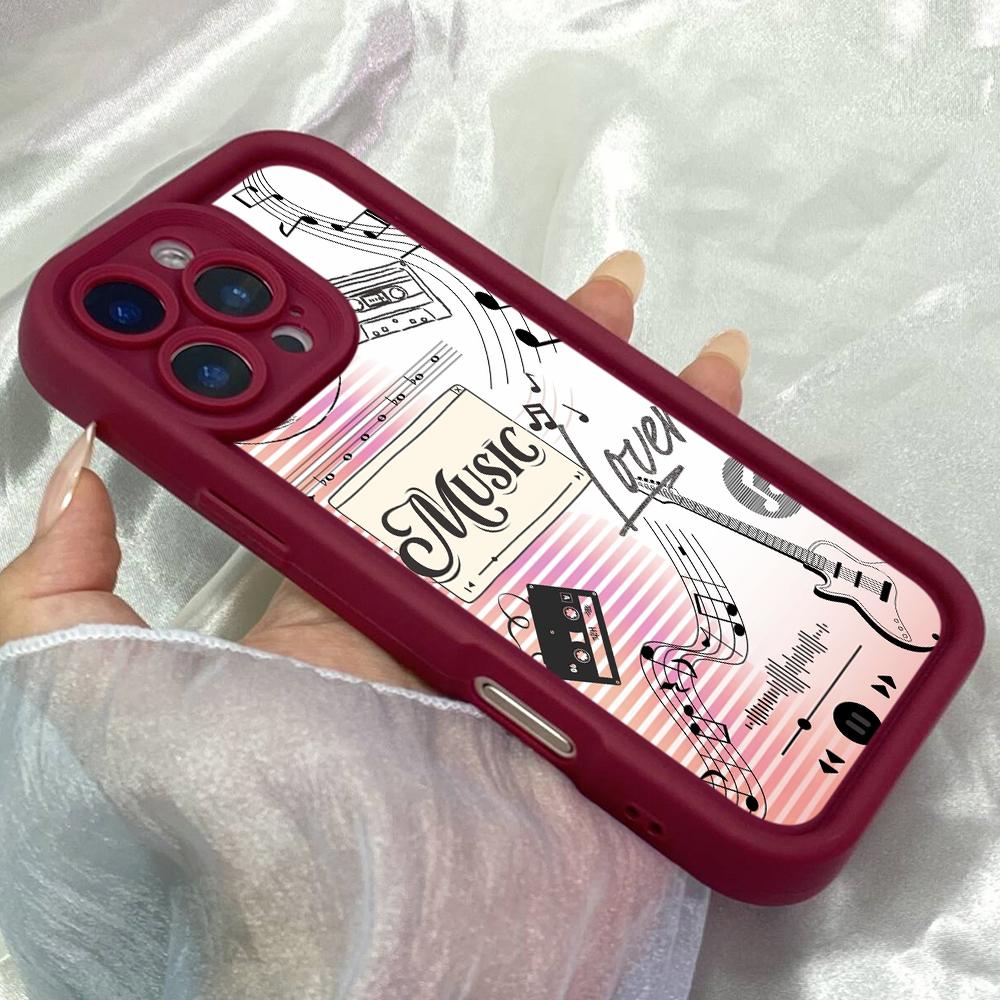 JT361 MUSIC LOVERS для iPhone 17 16 15 14 13 Pro Max Samsung S26 S25 Ultra A17 A07 A56 A16 A15 A14 A13 Xiaomi 15T Redmi 15c Note 14 13 12 Мягкий чехол