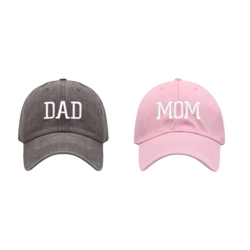 Бейсболка с вышивкой DAD MOM Мужская и женская Ретро Винтажная Модная Кепка для пары Хип-хоп Кепка