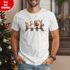 Funny Christmas Road T Shirt Printed Abbey Parody Santa Music Xmas Crossing Tops