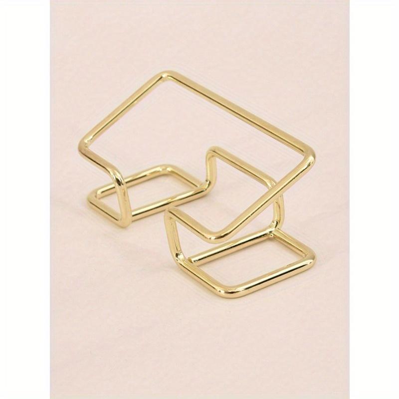 1 шт. Гальванизированный металлический держатель для визиток, Хранение визиток, Органайзер для карточек для вечеринок и мероприятий, Держатель для визиток