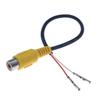 ABS Camera Input Cable Black Car Accessories Dustproof