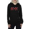 AC/DC Womens/Ladies Red Ice Logo Hoodie