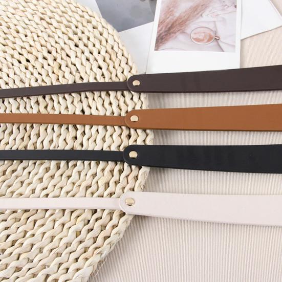 Imitation Leather Women Belt Adjustable Waist Circumference Dress Shirt Coat Waistband Fashion Accessories