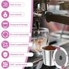 Reusable K Cup Coffee Filters,Universal Stainless Steel Refillable K Cups Filter Fit Keurig 2.0 and 1.0 Coffee Makers-brewers