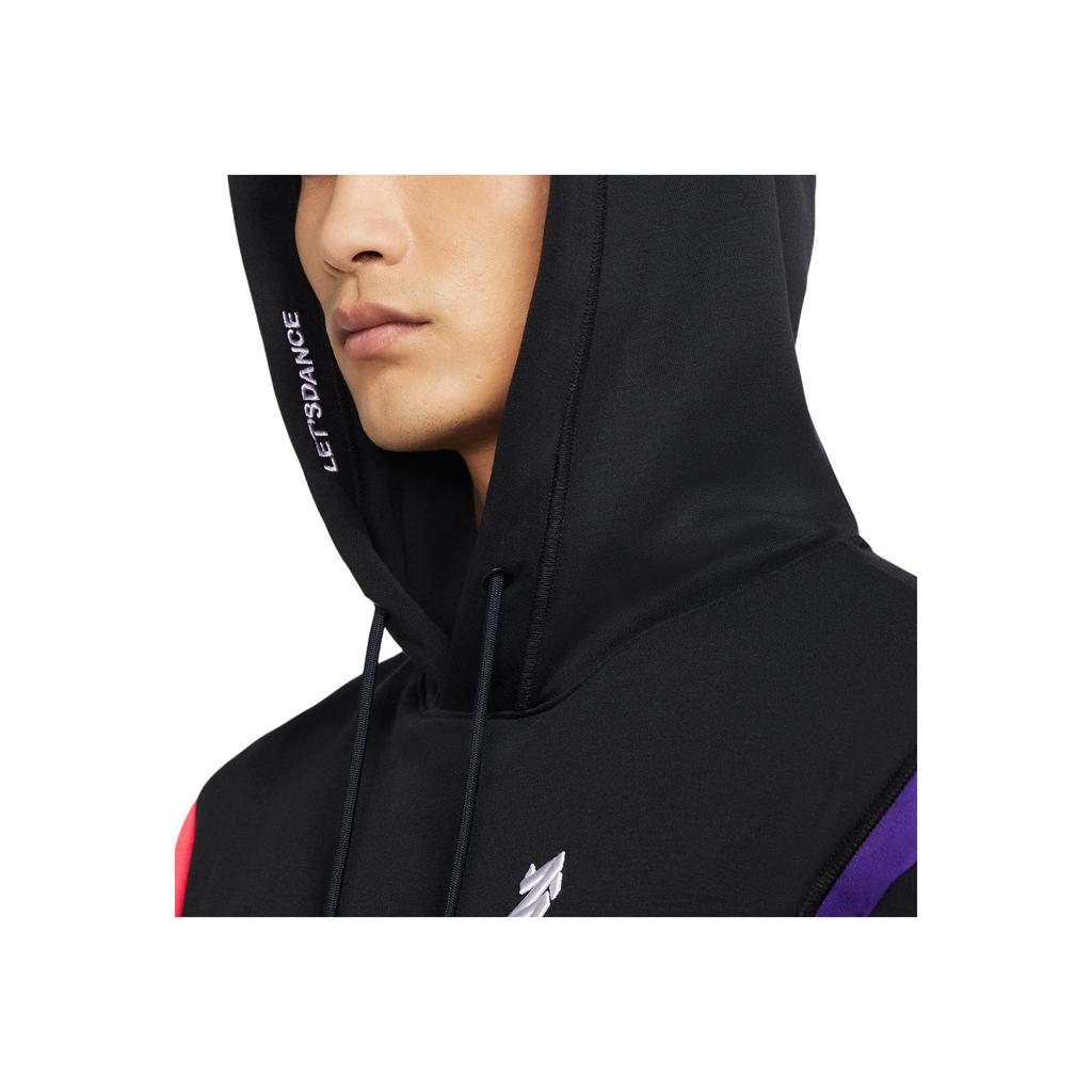 Jordan Dri-FIT Zion Вязаная быстросохнущая толстовка с принтом, мужские топы, черные DH0583-011