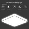 Светодиодный потолочный светильник, высокая яркость, без мерцания, защита глаз, простой стиль, современный квадратный потолочный светильник, светильник