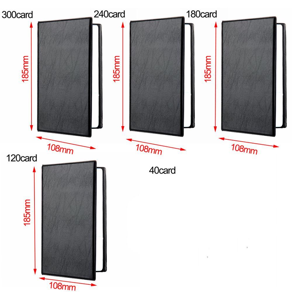 Альбом для карт ID-карта Водонепроницаемая сумка для хранения Органайзер для визиток Держатель для карт Кожаные держатели для карт