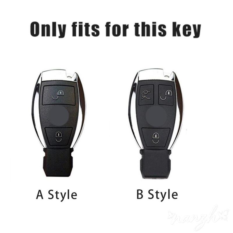D7Car Shell Bag For Mercedes-Benz A B C E G S V Class GLE GLK Vito Sprinter SL SLK Viano Leather Car Remote Case Cover Protector