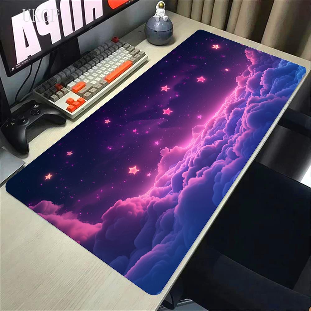 900x400 HD Print Rubber Mouse Pad Landscape Mountain Sunset Cartoon Mouse Pad XXL Extended Mouse Pad Pc Computer Non-slip Carpet