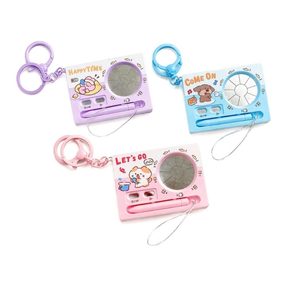 Lightweight Electronic Piano Keychain Compact Portable Size Musical Toy Bag Charm For Adults