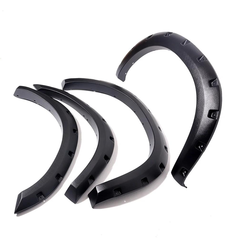 4X4Rivet Bolt Fender Flares for DODGE RAM 1500 2009 2010 2011 2012 2013 2014 2015 2016 2017 Car Body Parts Wheel Arch Extensions