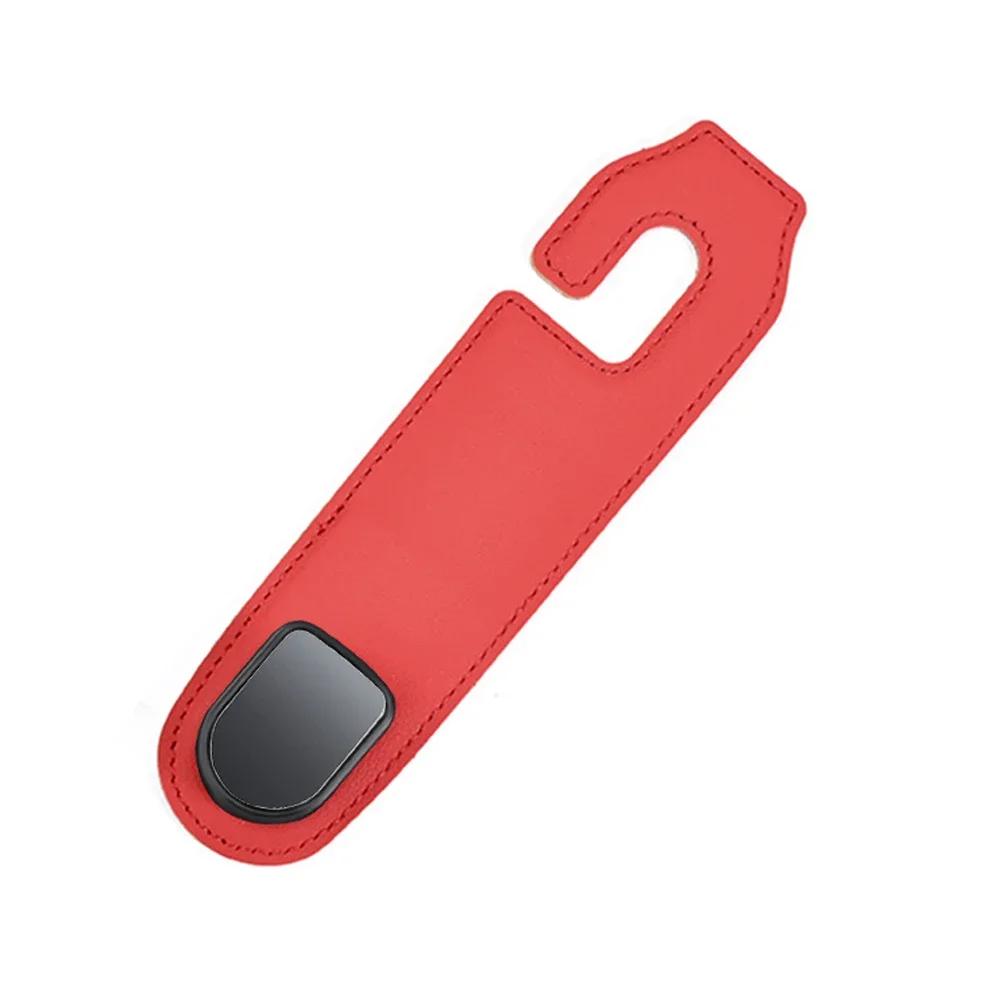 Автомобильные крючки Инструменты Сиденья Судьи Кожа Замша Авто Подголовник Крючки Хранение Вешалка Модернизация Автомобильный Интерьер Аксессуары