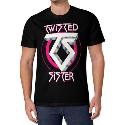 JOISOMI Футболки для мужчин и женщин Twisted Sister С круглым вырезом С коротким рукавом Спортивная футболка Унисекс